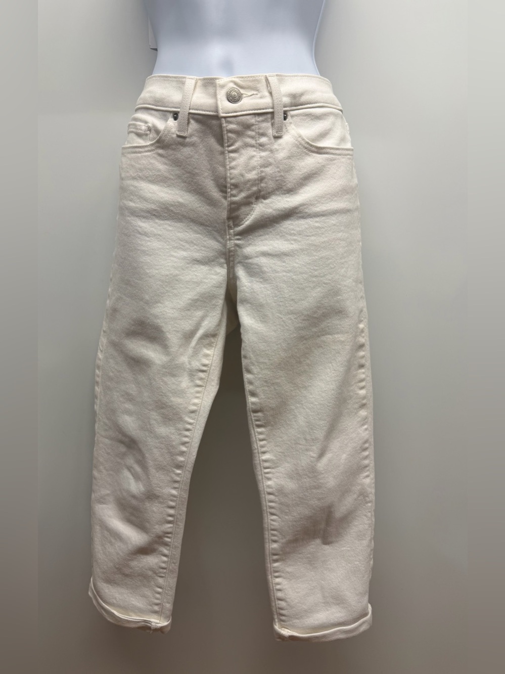 Levi's Women's Ankle-Cropped Jeans in Off-White